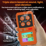 Rilevatore di concentrazione di gas antideflagrante SMART SENSOR 4 in 1, AR8900B