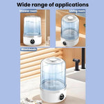 F1 Mini lavatrice da tavolo per biancheria intima da 1,5 litri, portatile, a due velocità, con display digitale., Plug-in White, Plug-in Khaki, Rechargeable White, Rechargeable Khaki