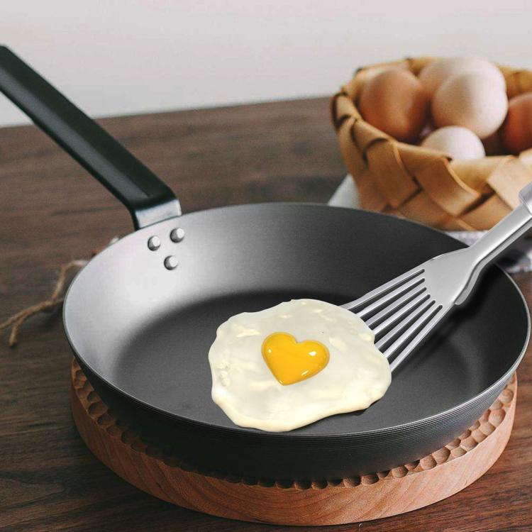 Spatola multifunzionale inclinata in acciaio inossidabile per bistecca e pesce LsCook per uso domestico, 32.5 x 8cm