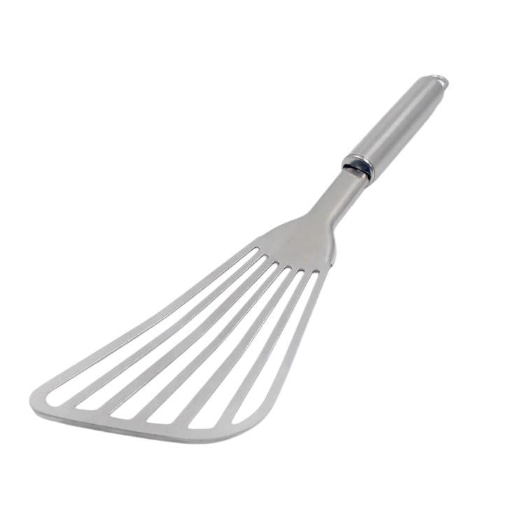 Spatola multifunzionale inclinata in acciaio inossidabile per bistecca e pesce LsCook per uso domestico, 32.5 x 8cm
