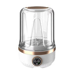 Lavatrice portatile A07 da 2 litri con 3 programmi, impermeabile e silenziosa, con contenitore per il lavaggio della biancheria intima., Plug-in White, Rechargeable White, Plug-in Khaki, Rechargeable Khaki