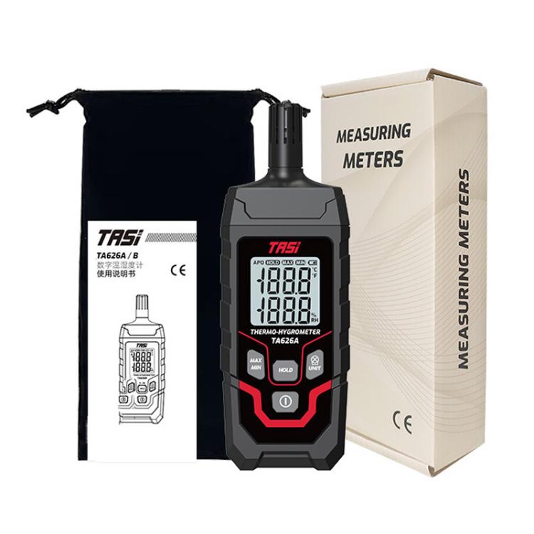 Misuratore digitale di temperatura e umidità ad alta precisione, misuratore di temperatura ambientale, TASI TA626A