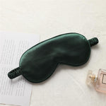 Maschera per dormire in raso a doppia faccia per uomo e donna, benda notturna per gli occhi, blocca luce, maschera da viaggio.