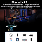 Adattatore di rete wireless Gigabit PCIe 2 in 1 VegGieg per desktop., AC1200 PCI-E to WIFI 5 + Bluetooth 4.2/5dB