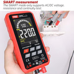 Multimetro digitale intelligente completamente automatico con ampio schermo, TASI TA805A Battery-powered, TASI TA805B Rechargeable