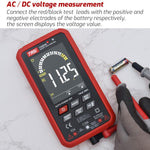 Multimetro digitale intelligente completamente automatico con ampio schermo, TASI TA805A Battery-powered, TASI TA805B Rechargeable