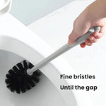 Set spazzolino e supporto per WC con lavabo autoevaporante, da parete o da pavimento.