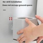 Set spazzolino e supporto per WC con lavabo autoevaporante, da parete o da pavimento.