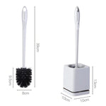 Set spazzolino e supporto per WC con lavabo autoevaporante, da parete o da pavimento.