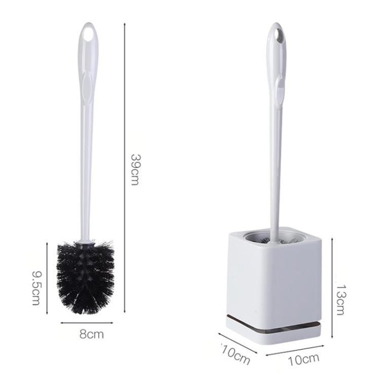 Set spazzolino e supporto per WC con lavabo autoevaporante, da parete o da pavimento.