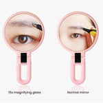 Specchio trucco ingranditore doppia faccia 12 cm