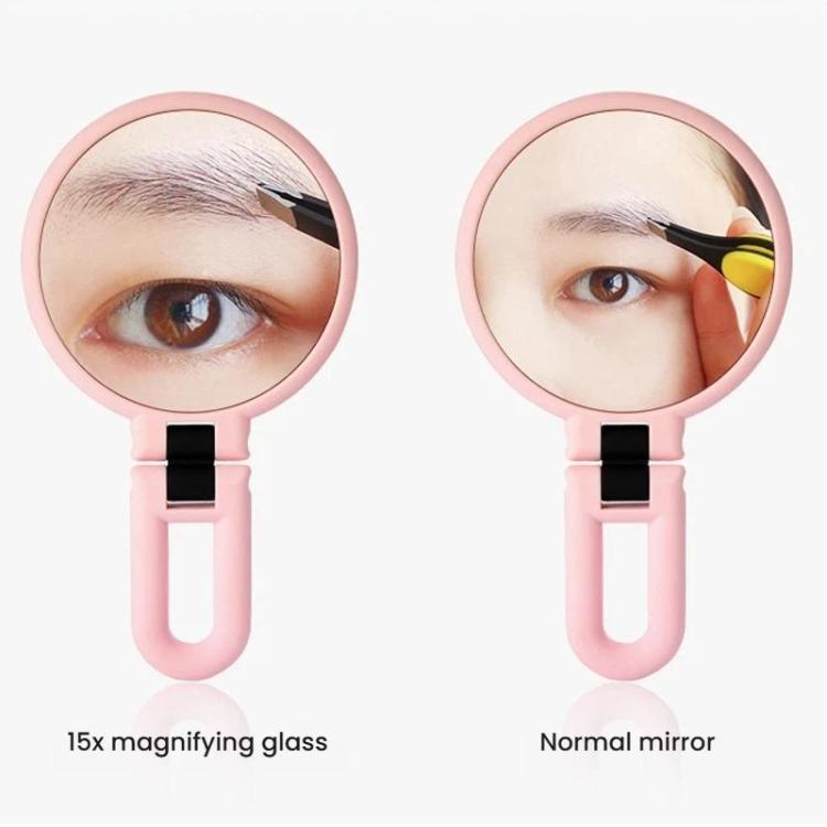 Specchio trucco ingranditore doppia faccia 12 cm