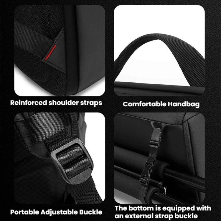 Zaino da uomo BANGE XJ325 di grande capacità, ideale per pendolari e per un utilizzo versatile, con borsa multifunzionale per la fotografia e per fotocamere DSLR., XJ325