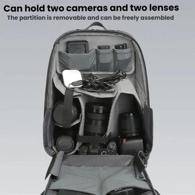 Zaino da uomo BANGE XJ325 di grande capacità, ideale per pendolari e per un utilizzo versatile, con borsa multifunzionale per la fotografia e per fotocamere DSLR., XJ325