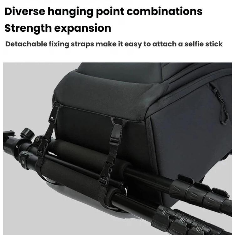Zaino da uomo BANGE XJ325 di grande capacità, ideale per pendolari e per un utilizzo versatile, con borsa multifunzionale per la fotografia e per fotocamere DSLR., XJ325