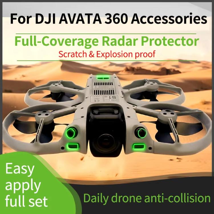 Pellicola protettiva nanotecnologica per obiettivo, sensore e protezione antigraffio., For DJI Goggles N3, For DJI Avata 360 Radar, For DJI Avata 360 Radar & Fish-Eye