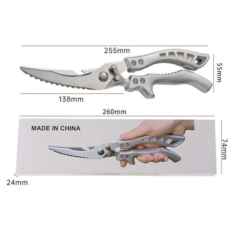 Forbici per ossa di pollo LsCook in acciaio inossidabile ad alta durezza, resistenti e multifunzionali, ideali per la cucina di casa.