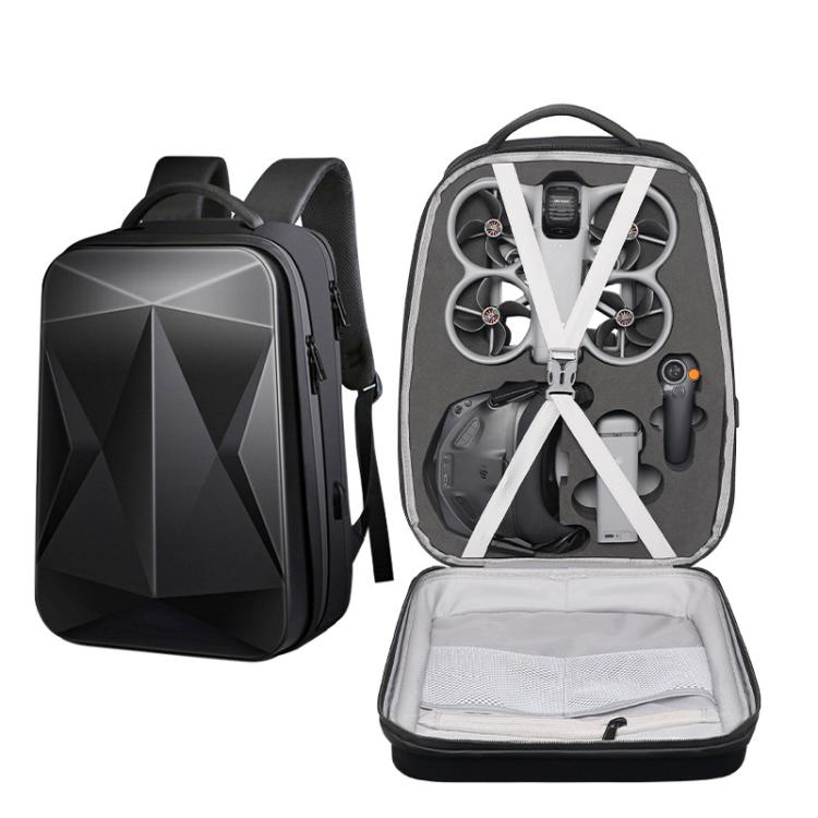 Zaino rigido impermeabile per DJI Avata 360, compatibile con occhiali N3/telecomando RC 2 e dotato di scomparto per laptop da 17 pollici.
