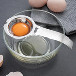 Separatore tuorlo-albume per dolci fatti in casa, colino per liquidi d'uovo, LsCook 304 Steel Long Handle