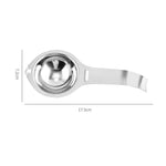 Separatore tuorlo-albume per dolci fatti in casa, colino per liquidi d'uovo, LsCook 304 Steel Long Handle