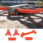 Estensione per il carrello di atterraggio del drone DJI Avata 360, Foot Support Black, Foot Support Orange, Foot Support Gray, Heightened Base Black, Heightened Base Orange, Heightened Base Gray
