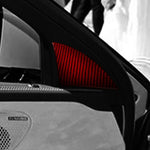 Adesivi triangolari interni auto BYD Seal 2022-2025 set 2 pezzi