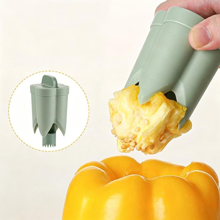 LsCook 3 pezzi/scatola Strumento per snocciolare e denocciolare peperoncini in plastica ABS