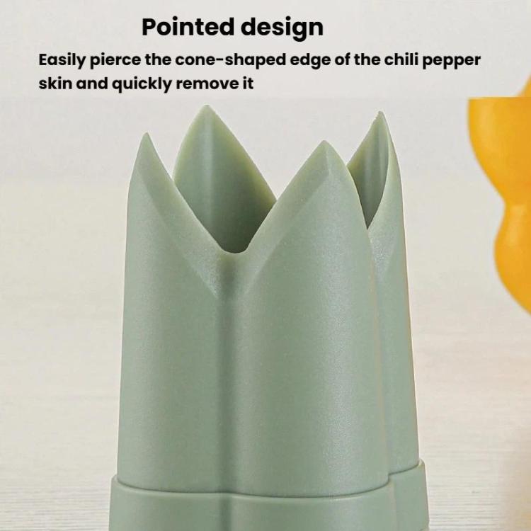 LsCook 3 pezzi/scatola Strumento per snocciolare e denocciolare peperoncini in plastica ABS