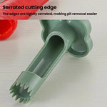 LsCook 3 pezzi/scatola Strumento per snocciolare e denocciolare peperoncini in plastica ABS