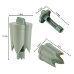 LsCook 3 pezzi/scatola Strumento per snocciolare e denocciolare peperoncini in plastica ABS