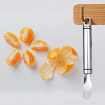 Pelapatate per arance LsCook in acciaio inox 304, strumento per sbucciare la frutta