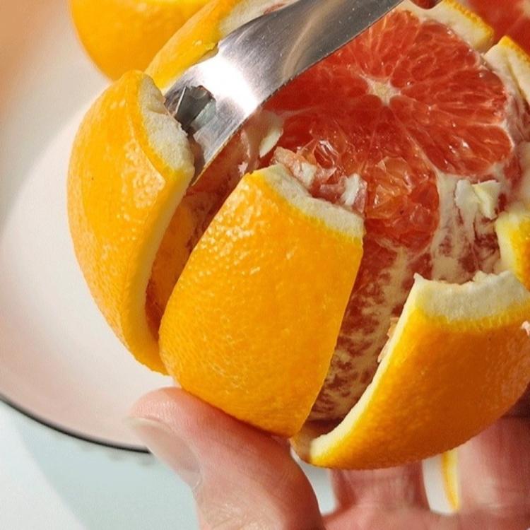 Pelapatate per arance LsCook in acciaio inox 304, strumento per sbucciare la frutta