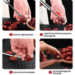 Snocciolatore per frutta in acciaio inox 304 per biancospino, 1.2cm