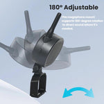 Megafono per drone DJI Mini 4 Pro, altoparlante wireless a lungo raggio da 2000 m con volume elevato da 120 dB.