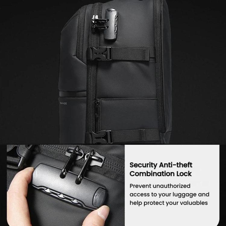 Zaino da viaggio con ruote BANGE BG-8150, grande capacità, ideale per laptop.