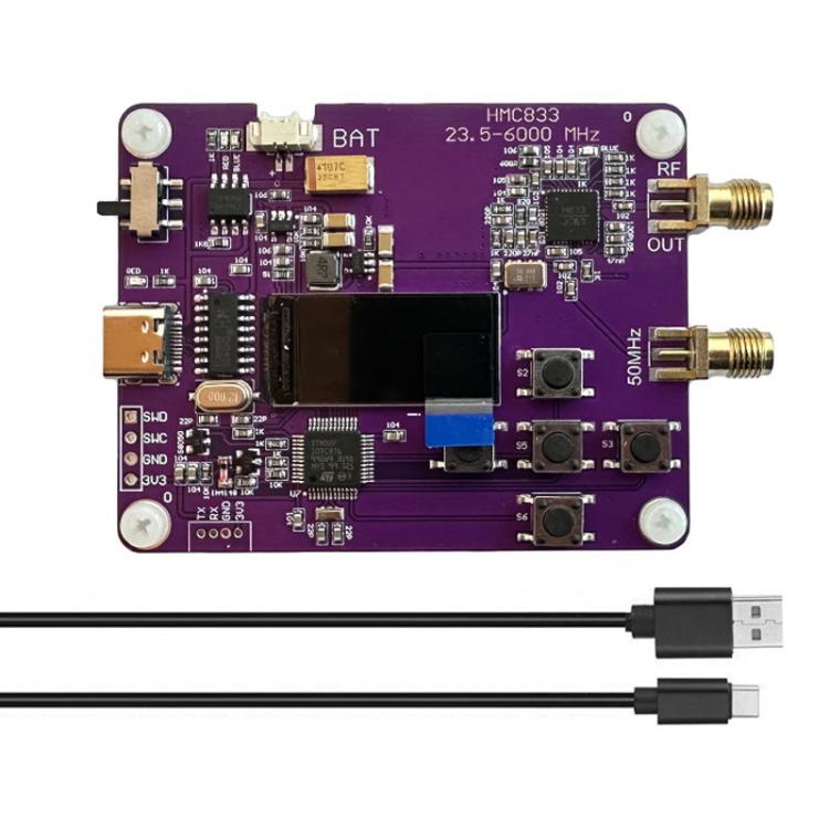 Generatore di segnale RF 23,5-6000 MHz con display OLED