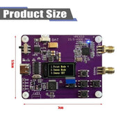 Generatore di segnale RF azionato da pulsante da 23,5 MHz a 6000 MHz con display OLED HMC833, Signal Generator