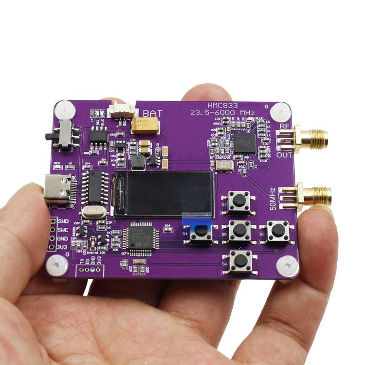 Generatore di segnale RF 23,5-6000 MHz con display OLED