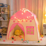 Tenda da gioco pieghevole per bambini, spaziosa casetta da gioco per interni ed esterni