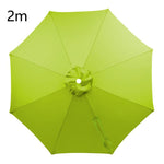 Telo di ricambio universale per ombrellone da giardino, protezione UV30+, tessuto in poliestere impermeabile., 2m 8 Ribs, 2.5m 8 Ribs, 3.5m 8 Ribs, 4m 8 Ribs