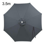 Telo di ricambio universale per ombrellone da giardino, protezione UV30+, tessuto in poliestere impermeabile., 2m 8 Ribs, 2.5m 8 Ribs, 3.5m 8 Ribs, 4m 8 Ribs