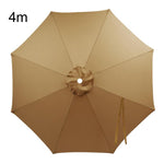Telo di ricambio universale per ombrellone da giardino, protezione UV30+, tessuto in poliestere impermeabile., 2m 8 Ribs, 2.5m 8 Ribs, 3.5m 8 Ribs, 4m 8 Ribs