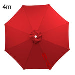 Telo di ricambio universale per ombrellone da giardino, protezione UV30+, tessuto in poliestere impermeabile., 2m 8 Ribs, 2.5m 8 Ribs, 3.5m 8 Ribs, 4m 8 Ribs