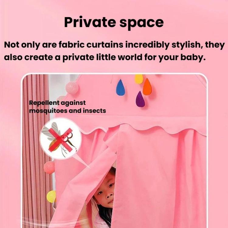 Tenda da gioco per bambini spaziosa e traspirante, casetta da gioco al coperto a forma di castello.