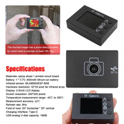 Termocamera digitale a infrarossi MLX90640 con display LCD da 1,8 pollici, strumento di ispezione fai-da-te., MLX90640