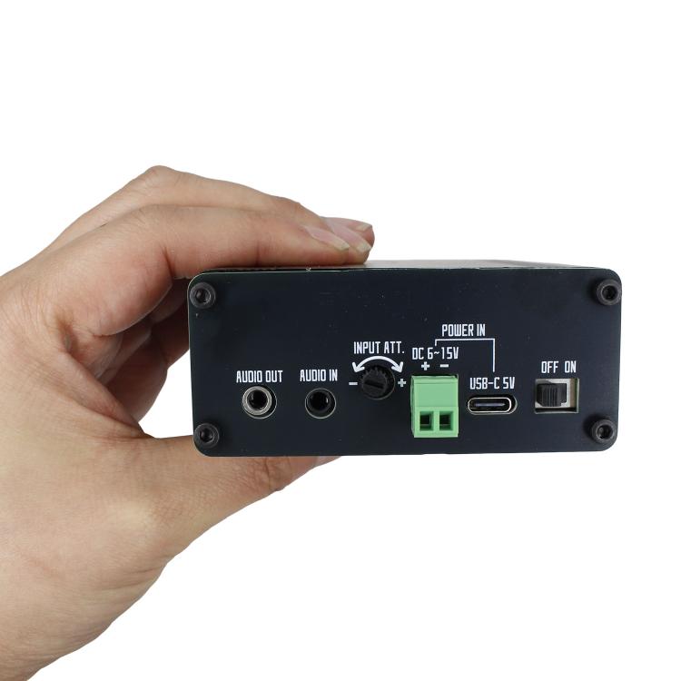 Soppressore di rumore digitale (NR) con DSP Onde corte + altoparlante, 88x38x100mm