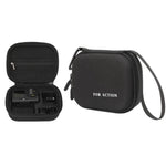 Custodia rigida per DJI Osmo Action 6 Standard Combo, borsa da viaggio portatile con moschettone e cinturino da polso.