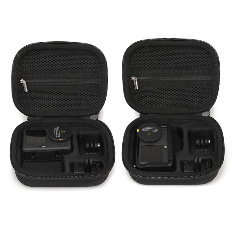 Custodia rigida per DJI Osmo Action 6 Standard Combo, borsa da viaggio portatile con moschettone e cinturino da polso.
