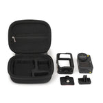 Custodia rigida per DJI Osmo Action 6 Standard Combo, borsa da viaggio portatile con moschettone e cinturino da polso.