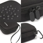 Custodia rigida per DJI Osmo Action 6 Standard Combo, borsa da viaggio portatile con moschettone e cinturino da polso.